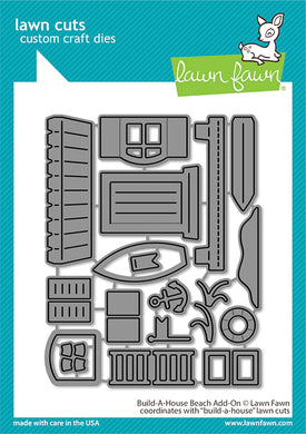 Lawn Fawn-Lawn Cuts-Dies-build-a-house beach add-on - Design Creative Bling