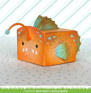 Lawn Fawn-Lawn Cuts-Dies-tiny gift box anglerfish add-on - Design Creative Bling