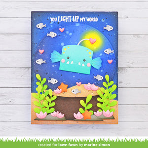 Lawn Fawn-Lawn Cuts-Dies-tiny gift box anglerfish add-on - Design Creative Bling