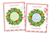 Load image into Gallery viewer, Lawn Fawn - magic iris holly wreath add-on - lawn cuts - Design Creative Bling
