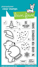Load image into Gallery viewer, Lawn Fawn - little snow globe: bear - clear stamp set - Design Creative Bling
