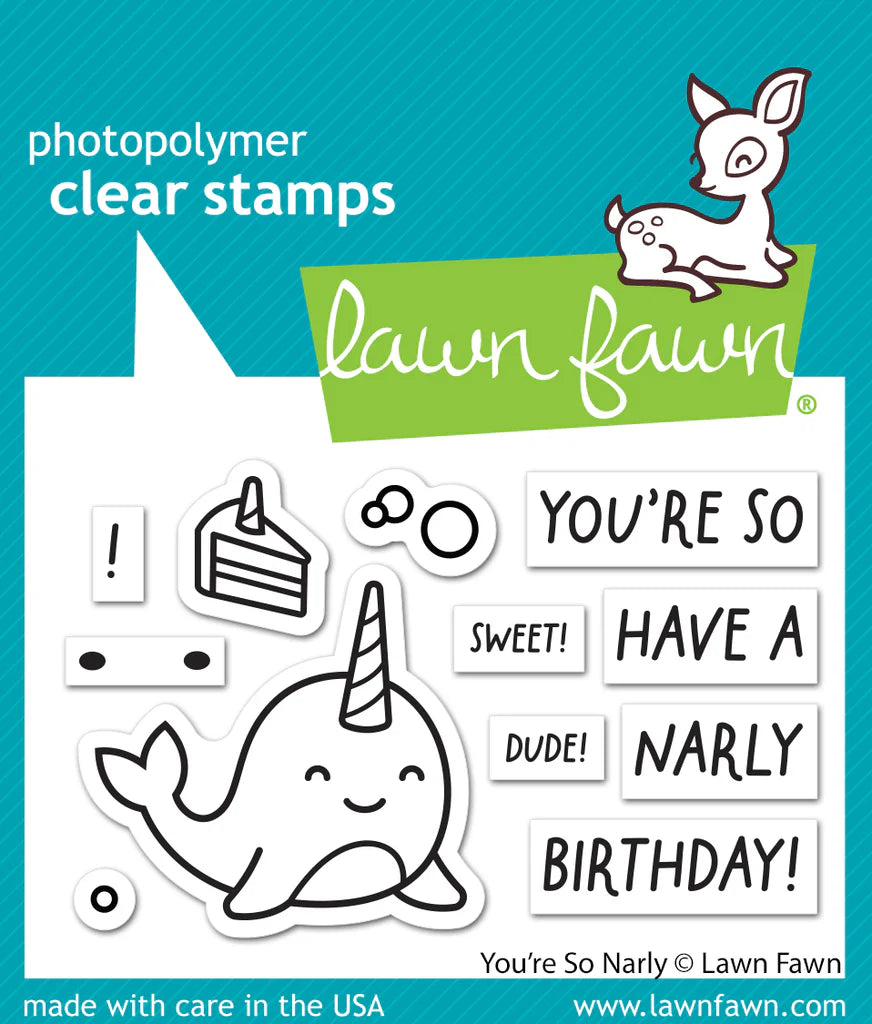 Lawn Fawn-Clear Stamps-you're so narly - Design Creative Bling