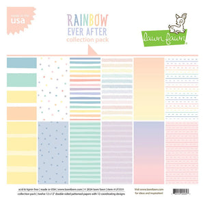 Lawn fawn - Rainbow Ever After collection pack - 12x12 - Design Creative Bling
