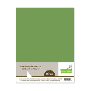 Lawn Fawn-Algae Cardstock-8.5x11 - Design Creative Bling
