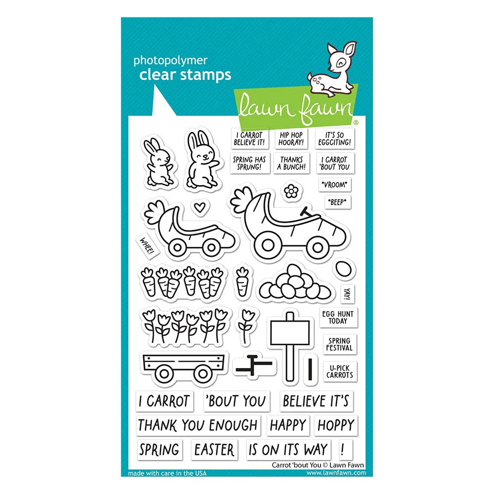 Lawn Fawn-Clear Stamps-Carrot 'bout you - Design Creative Bling