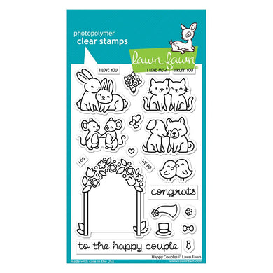 Lawn Fawn-Clear Stamps-Happy Couples - Design Creative Bling