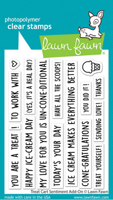 Lawn Fawn-Clear Stamps-treat cart add-on - Design Creative Bling