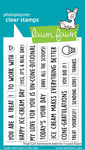 Lawn Fawn-Clear Stamps-treat cart add-on - Design Creative Bling