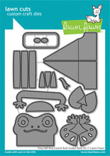 Cargar imagen en el visor de la galería, Lawn Fawn -  tiny gift box lizard and snake add-on lawn cuts - lawn cuts - Design Creative Bling
