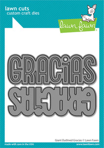 Lawn Fawn - giant outlined gracias lawn cuts - lawn cuts - Design Creative Bling