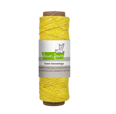 Lawn Fawn - Lawn Trimmings - yellow hemp twine - Design Creative Bling