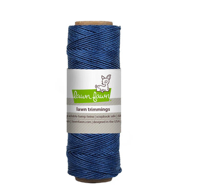 Lawn Fawn - Lawn Trimmings - denim blue hemp twine - Design Creative Bling