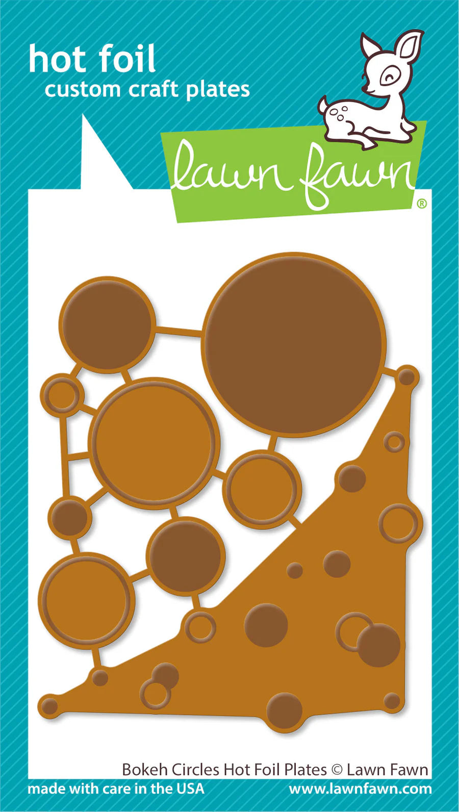 Lawn Fawn-bokeh circles hot foil plates-hot foil