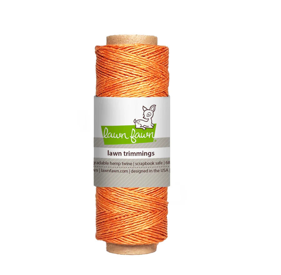 Lawn Fawn - Lawn Trimmings - orange hemp twine