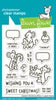 Lawn Fawn - Clear Acrylic Stamps - sweet christmas mice - Design Creative Bling