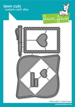 Lade das Bild in den Galerie-Viewer, Lawn Fawn-stand alone die-little letter - Design Creative Bling
