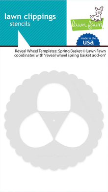 Lawn Fawn -  reveal wheel templates: spring basket - lawn cuts - Design Creative Bling