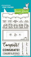 Load image into Gallery viewer, Lawn Fawn - simply celebrate graduation- clear stamp set - Design Creative Bling
