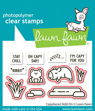 Load image into Gallery viewer, Lawn Fawn - capybaras! add-on lawn cuts - lawn cuts - Design Creative Bling
