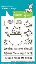 Charger l'image dans la galerie, Lawn Fawn - keep on swimming add-on - clear stamp set - Design Creative Bling
