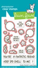Load image into Gallery viewer, Lawn Fawn - scripty congrats outline add-on - lawn cuts - Design Creative Bling
