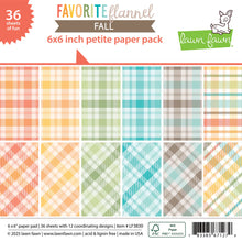 Load image into Gallery viewer, Lawn Fawn - favorite flannel fall petite paper pack - 6 x 6 Petite Paper Pack - Design Creative Bling
