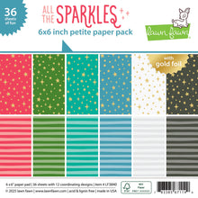 Load image into Gallery viewer, Lawn Fawn-all the sparkles petite paper pack 6x6 - Design Creative Bling
