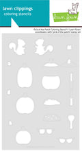 Lade das Bild in den Galerie-Viewer, Lawn Fawn - pick of the patch coloring stencil - lawn cuts - Design Creative Bling
