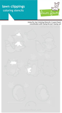 Lawn Fawn - jump for joy coloring stencils - lawn cuts - Design Creative Bling