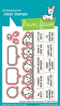 Carica l'immagine nel visualizzatore di Gallery, Lawn Fawn - simply celebrate squirrels - lawn cuts
