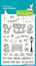 Load image into Gallery viewer, Lawn Fawn - Clear Acrylic Stamps - caroling mice - Design Creative Bling
