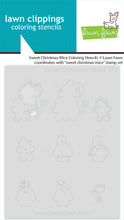 Cargar imagen en el visor de la galería, Lawn Fawn - sweet christmas mice coloring stencils - lawn cuts - Design Creative Bling
