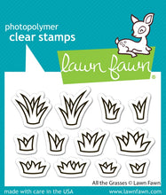 Load image into Gallery viewer, Lawn Fawn-Clear Stamps- all the grasses

