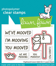 Load image into Gallery viewer, Lawn Fawn - highland cows! add-on - lawn cuts
