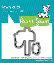 Load image into Gallery viewer, Lawn Fawn - highland cows! add-on - lawn cuts
