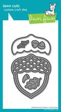 Load image into Gallery viewer, Lawn Fawn - stitched acorn frame - lawn cuts
