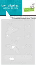 Carica l'immagine nel visualizzatore di Gallery, Lawn Fawn - fangtastic friends add-on coloring stencils - lawn cuts
