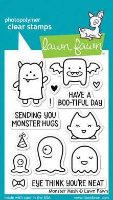 Lawn Fawn - monster mash - clear stamp set - Design Creative Bling