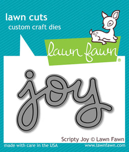 Lawn Fawn - scripty joy - lawn cuts