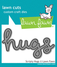 Load image into Gallery viewer, Lawn Fawn - scripty hugs - lawn cuts
