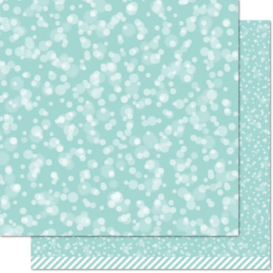 Lawn Fawn - ice blue bokeh - 12 x 12 single sheets - Design Creative Bling