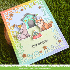 Lawn Fawn - yappy birthday - clear stamp set - Design Creative Bling