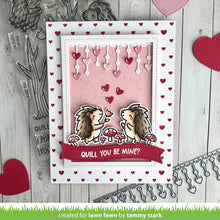 Charger l&#39;image dans la galerie, Lawn Fawn -  little heart strings border - lawn cuts - Design Creative Bling
