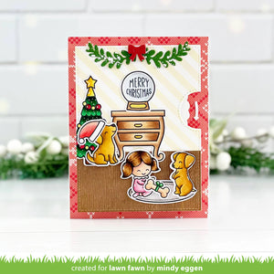 Lawn Fawn - little snow globe add-on - clear stamp set - Design Creative Bling