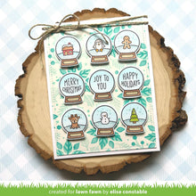 Load image into Gallery viewer, Lawn Fawn - little snow globe add-on - clear stamp set - Design Creative Bling
