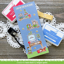 Load image into Gallery viewer, Lawn Fawn - little woodland library - clear stamp set
