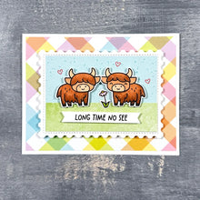 Load image into Gallery viewer, Lawn Fawn-Clear Stamps- highland cows!
