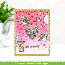 Load image into Gallery viewer, Lawn Fawn - magic heart messages - clear stamp set - Design Creative Bling
