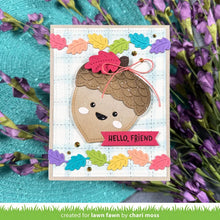 Carica l'immagine nel visualizzatore di Gallery, Lawn Fawn -leaf and acorn border- lawn cuts

