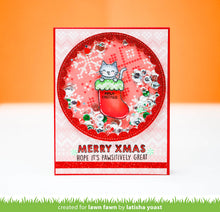Charger l&#39;image dans la galerie, Lawn Fawn - pawsitive christmas clear stamp set - Design Creative Bling
